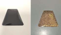 Trapecio Negro reflecta cobre